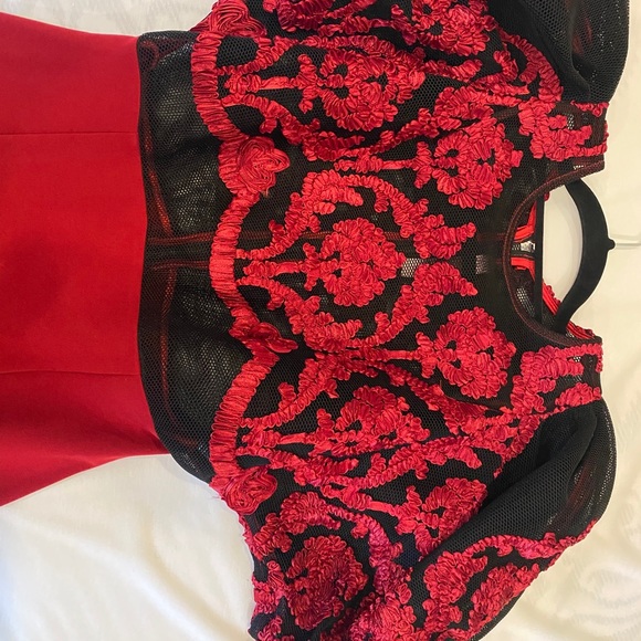 Red Isabel dress - Picture 5 of 9